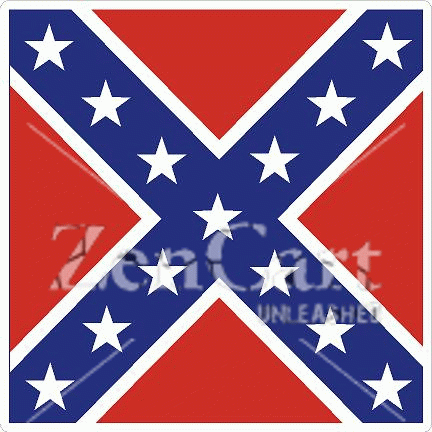 Confederate Battle Flag Decal [6469] : Phoenix Graphics, Your Online ...