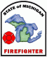Michigan Firefighter Decal