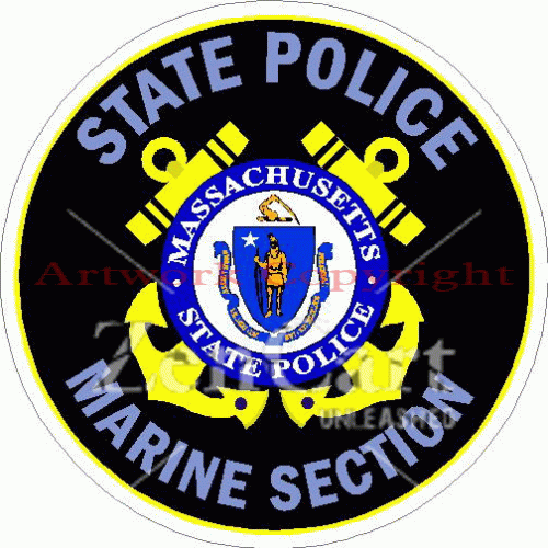 Massachusetts State Police Marine Section Decal