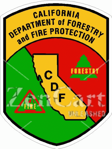 California Dept. of Forestry & Fire Protection Decal [827-2575 ...