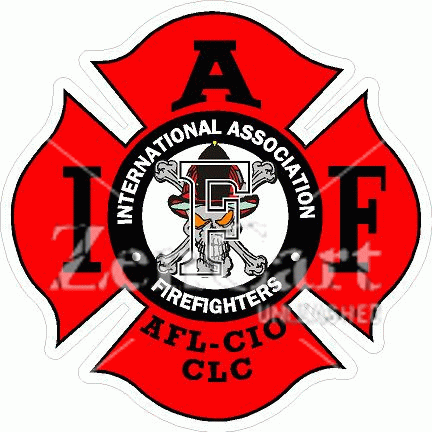 IAFF Firefighter Skull & Cross Bones Decal [5941] : Phoenix Graphics ...