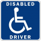 Disabled Driver Decal