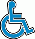 Handicapped Logo Decal