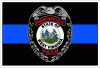 Thin Blue Line Barboursville WV Police Decal