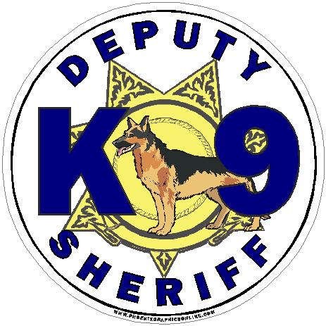(image for) Deputy Sheriff K-9 Decal