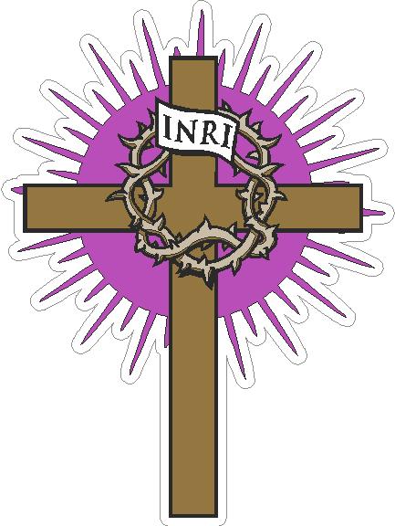 (image for) The Cross Religious Decal