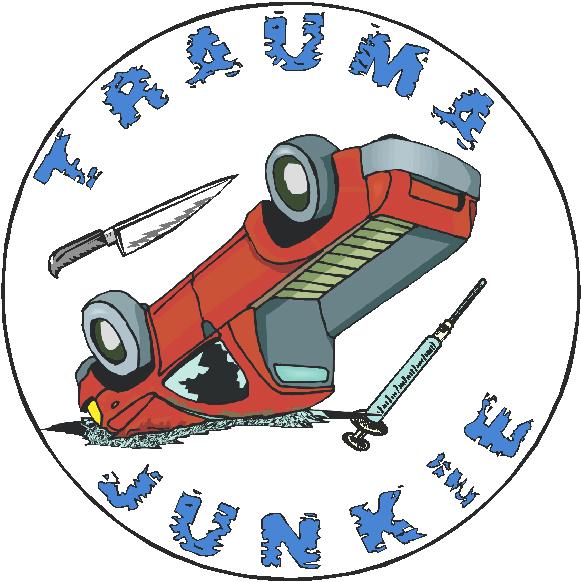 (image for) Trauma Junkie Decal