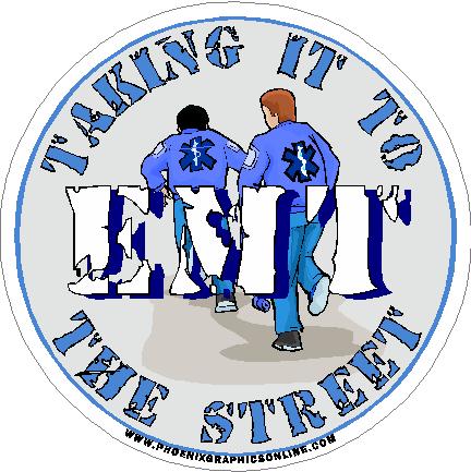 (image for) EMT Taking It To The Streets Decal