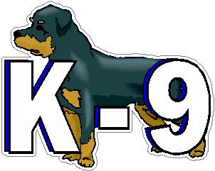 (image for) K-9 Decal