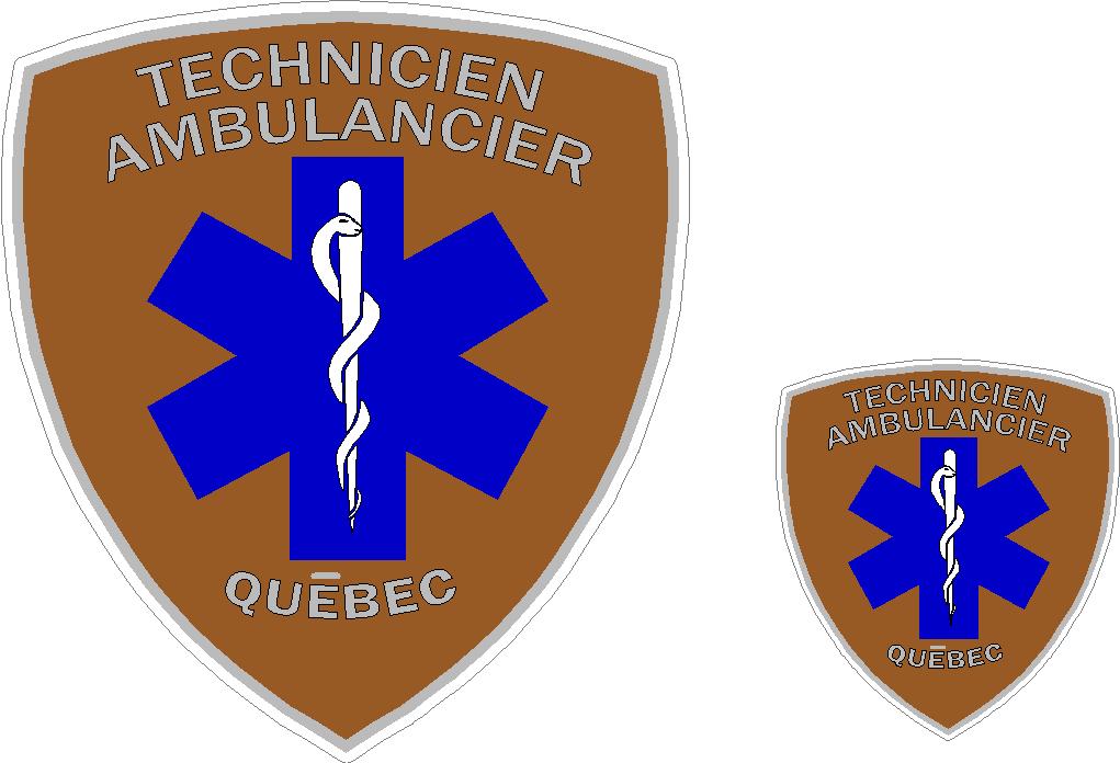 (image for) Technician Ambulancier Quebec Decal