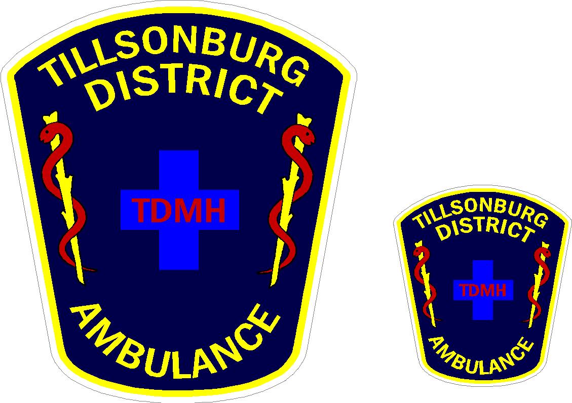 (image for) Tillsonburg District Ambulance Decal