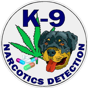 (image for) K-9 Narcitics Detection Decal