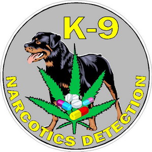 (image for) K-9 Narcitics Detection Decal