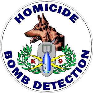 (image for) Homicide Bomb Detection K-9 Decal