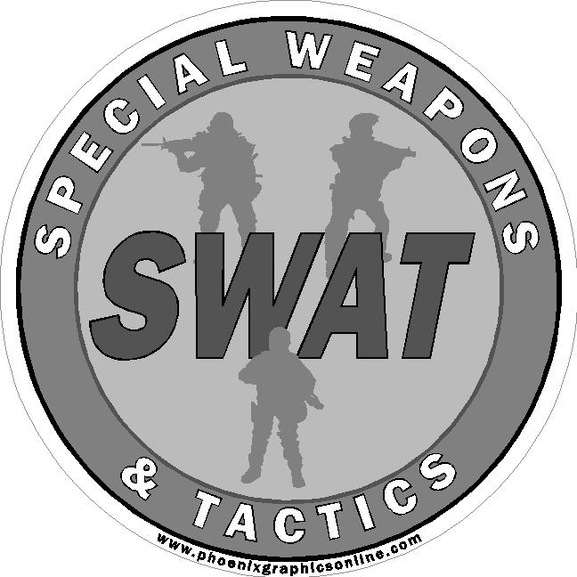 (image for) SWAT Special Weapons & Tactics Decal