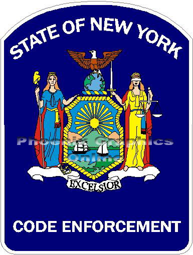 (image for) State of New York Code Emforcement Decal