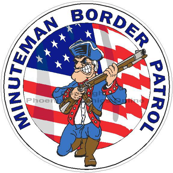 (image for) Minuteman Border Patrol Decal