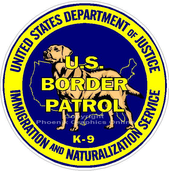 (image for) U.S. Immigration & Customs Border Patrol Decal