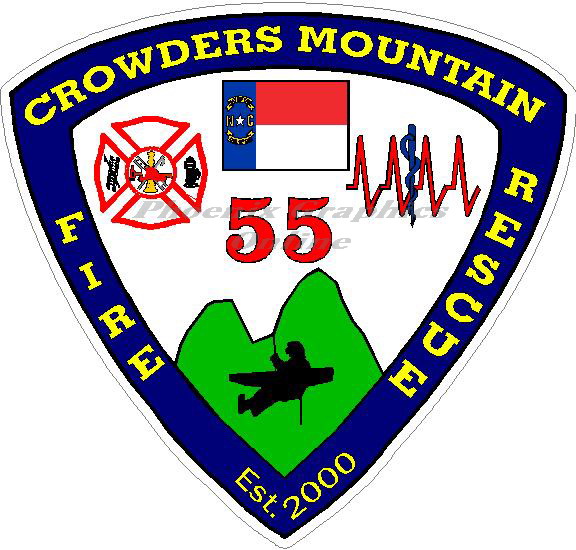 (image for) Crowders Mountain Fire Rescue Sta. 55 Decal