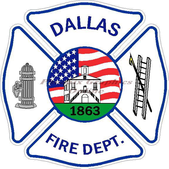 (image for) Dallas Fire Dept. Decal