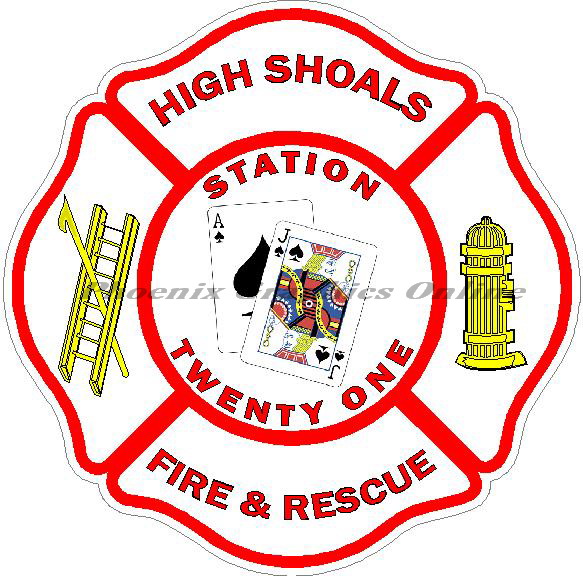 (image for) High Shoals Fire & Rescue Sta. 21 Decal