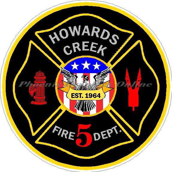 (image for) Howards Creek Fire Dept Decal