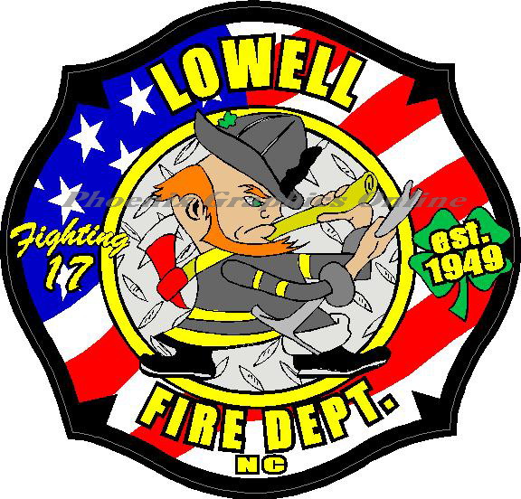 (image for) Lowell Fire Dept. Fighting 17 Decal