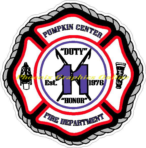 (image for) Pumpkin Center Fire Dept. Decal