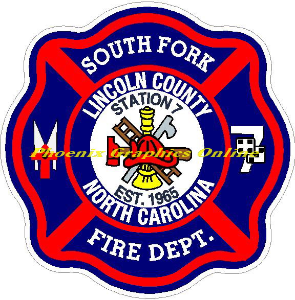 (image for) South Fork Fire Dept. Decal