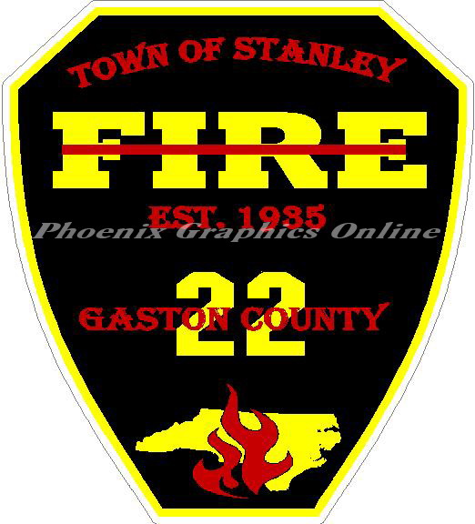(image for) Town Of Stanley Fire Sta.22 Decal