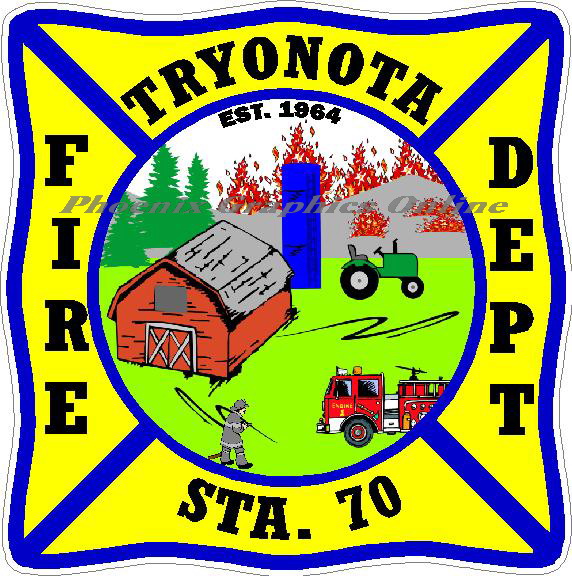 (image for) Tryonota Fire Dept. Sta. 70 Decal