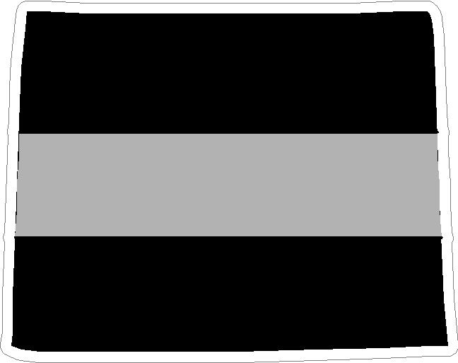 (image for) Wyoming Thin Silver Line Decal
