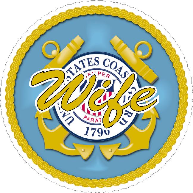 (image for) U.S. Coast Guard Wife Decal