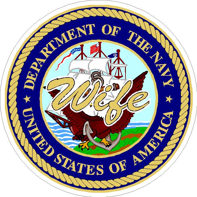 (image for) U.S. Navy Wife Decal