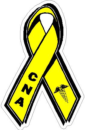 (image for) Thin Yellow Line CNA Decal