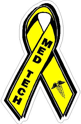 (image for) Thin Yellow Line Med Tech Decal