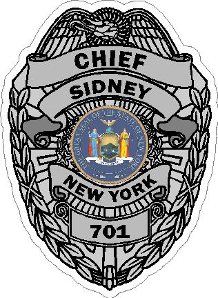 (image for) Sidney NewYork Chief Badge Decal