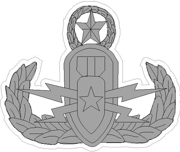 (image for) Explosive Ordnance Disposal E.O.D. Master Decal
