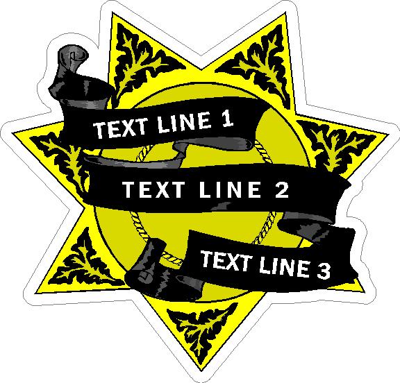 (image for) Sheriff's Dept. Memorial Decal