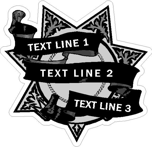 (image for) Sheriff's Dept. Memorial Decal