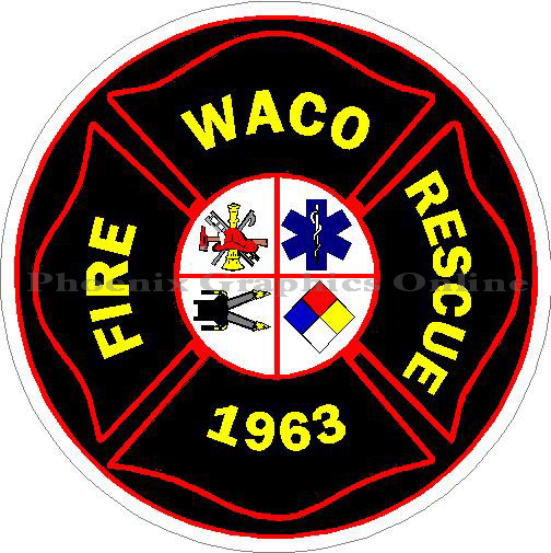 (image for) Waco Fire & Rescue Decal