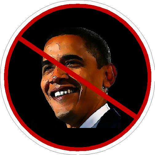 (image for) No Obama Democrat Decal