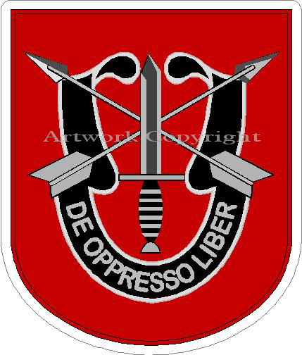 (image for) U.S. Army 7th. Special Forces Decal
