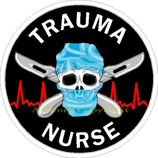 (image for) Trauma Nurse Decal