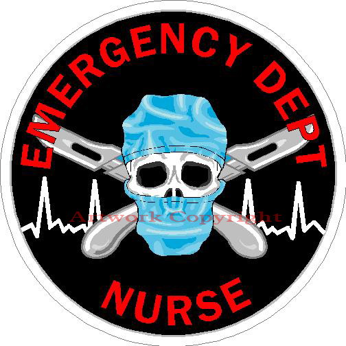 (image for) Emergency Dept. Nurse Decal