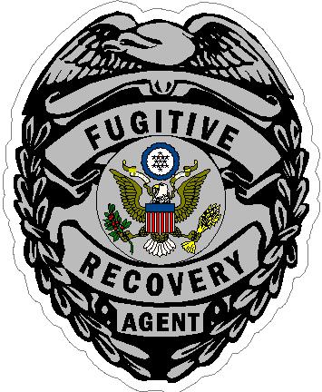 (image for) Fugitive Recovery Agent Grey Badge Decal