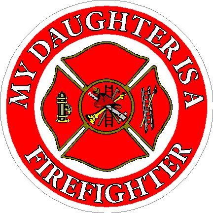 (image for) My Daughter Is A Firefighter Decal