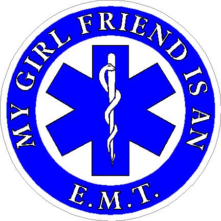 (image for) My Girl Friend Is An EMT Decal