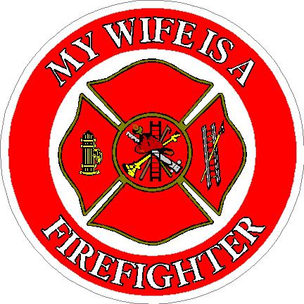 (image for) My Wife Is A Firefighter Decal