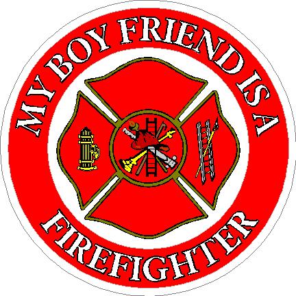 (image for) My Boy Friend Is A Firefighter Decal